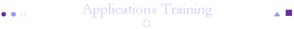 Applications Training