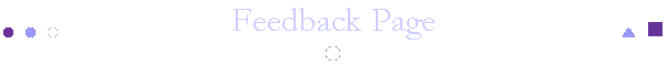 Feedback Page