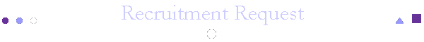 Recruitment Request